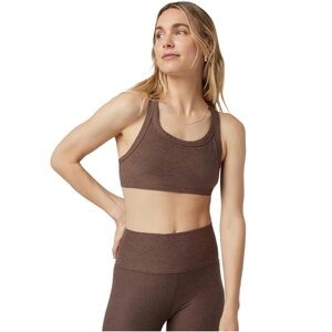 NWT Vuori Elevation Racer Bra in Chocolate Milk Size Medium